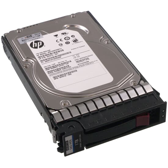 HP SAS Festplatte 1TB 7,2k SAS 6G DP LFF 507614-B21 RENEW