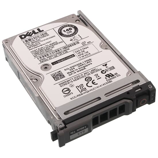 Dell SAS Festplatte 146GB 15k SAS 6G SFF M620 - 0W330K