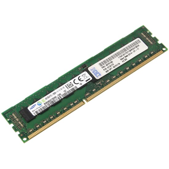 IBM DDR3-RAM 4GB PC3-12800R ECC 2R - 90Y3178 90Y3180 NEU