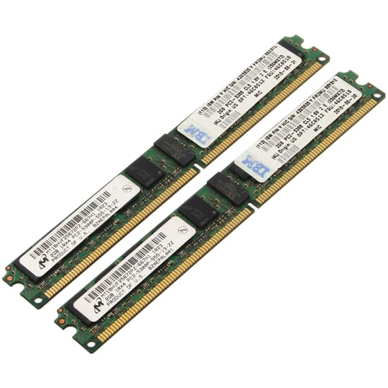 IBM DDR2-RAM 4GB Kit 2x 2GB PC2-5300P ECC 1R VLP - 46C0518