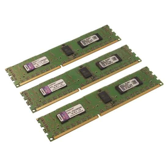 Kingston DDR3-RAM 6GB-Kit 3x 2GB PC3-10600R ECC 1R - KTD-PE313SK3/6G