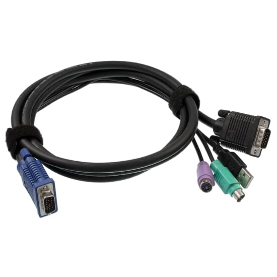 Digitus KVM-Kabel VGA - VGA-PS/2-USB 1,8m - AK 82001