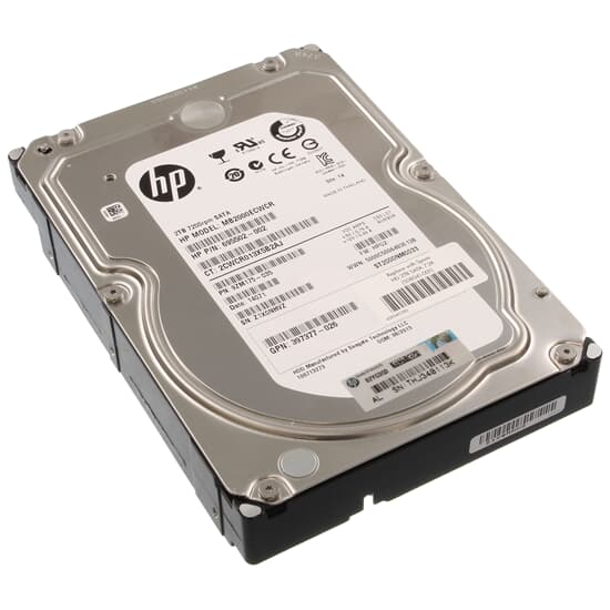 HP SATA Festplatte 2TB 7,2k SATA2 3,5" 508041-001
