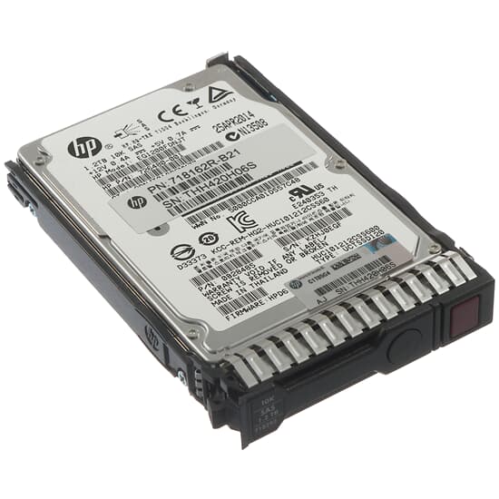HP SAS-Festplatte 1,2TB 10k SAS 6G SFF DP 718162-B21 NEW BULK