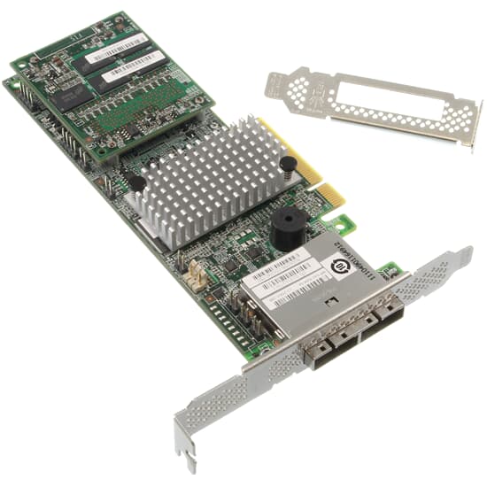 LSI RAID controller MR SAS 9286-8e 8-CH 1GB SAS 6G PCI-E L3-25421-28B NEW