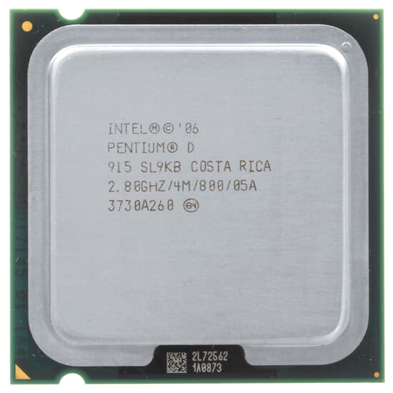 Intel CPU Sockel 775 2-Core Pentium D 915 2,8GHz 4M 800 - SL9KB