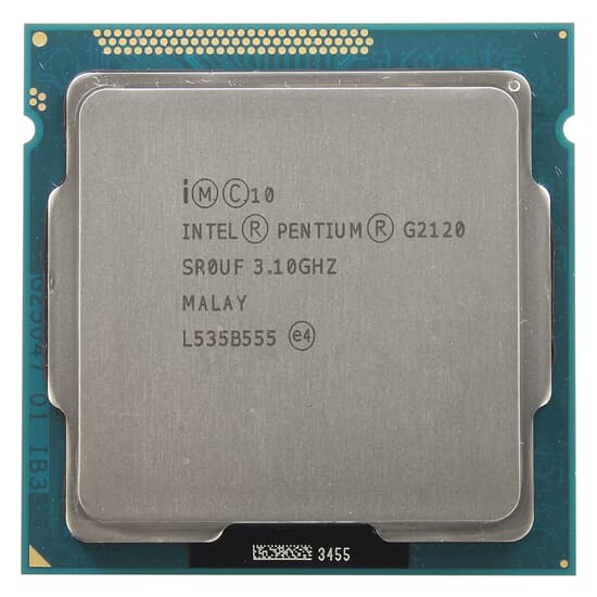 Intel CPU Sockel 1155 2-Core Pentium G2120 3,1GHz 3M 5GT/s - SR0UF