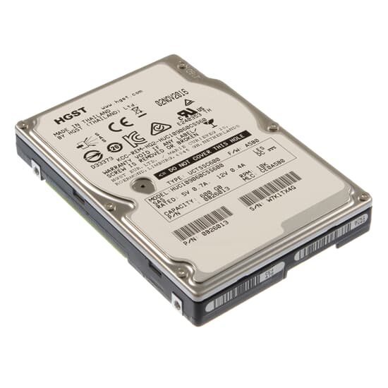 Hitachi SAS-Festplatte 600GB 10k SAS 6G 2,5" - HUC109060CSS600