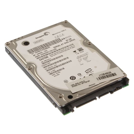 HP SATA Festplatte 80GB 7,2k SATA2 2,5" - 497728-001