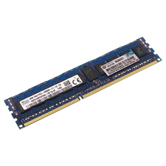 HP DDR3-RAM 8GB PC3-12800R ECC 1R 647651-181 687462-001