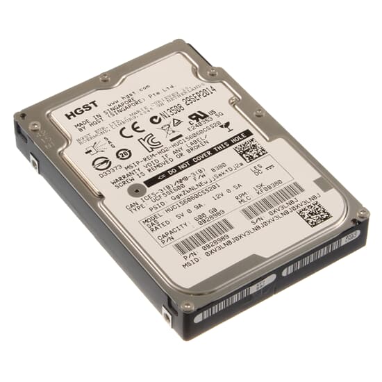 Hitachi SAS Festplatte 600GB 15k SAS 12G 2,5" - HUC156060CS201 0B28989