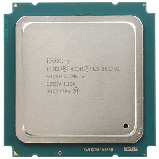 Intel CPU Sockel 2011 12-Core Xeon E5-2697 v2 2,7GHz 30M 8 GT/s - SR19H