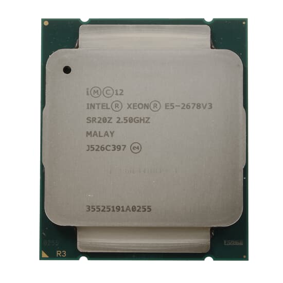 Intel CPU Sockel 2011-3 12-Core Xeon E5-2678 v3 2,5GHz 30M 5GT/s - SR20Z