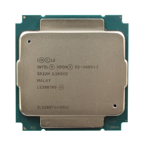 Intel CPU Sockel 2011-3 18-Core Xeon E5-4669 v3 2,1GHz 45M 9,6 GT/s - SR22M