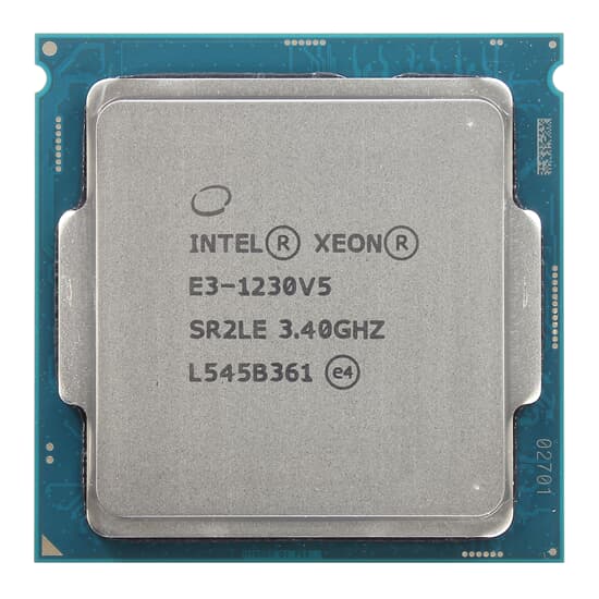 Intel CPU Sockel 1151 4-Core Xeon E3-1230 v5 3,4GHz 8M 8 GT/s - SR2LE