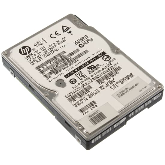 HP SAS Festplatte 300GB 10k 6G 2,5" 658535-001 651252-001 A2Z20AA HUC106030CSS60