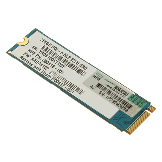 HP NVMe PCIe SSD 256GB M.2 2280 RI - P00437-001