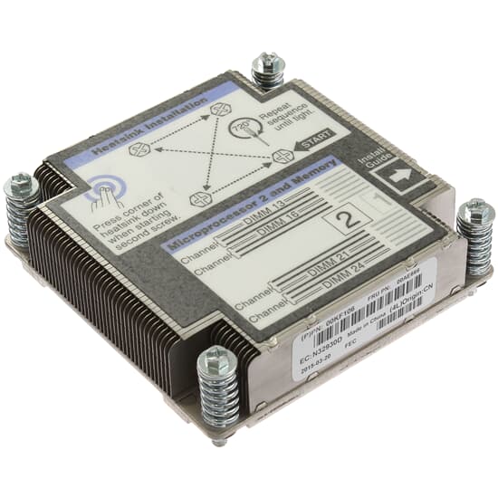 IBM Heatsink CPU 2 Max 135W Flex System x240 M5 - 00AE666