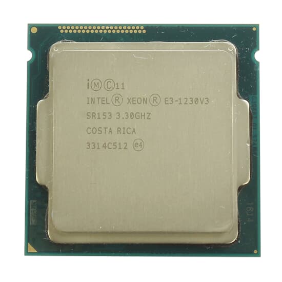Intel CPU Sockel 1150 4-Core Xeon E3-1230 v3 3,3GHz 8M 5 GT/s - SR153