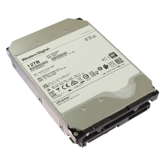 WD SAS-Festplatte DC HC520 12TB 7,2k SAS 12G 3,5" - 0F29530 HUH721212AL5200 REF