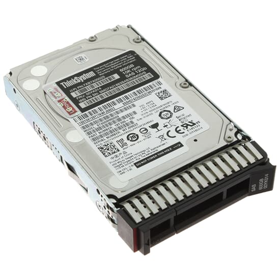 Lenovo SAS Festplatte 600GB 10k SAS 12G SFF - 7XB7A00025 00YK014
