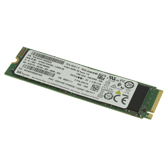 Dell NVMe SSD PC601 1TB M.2 2280 PCIe 3.0 x4 - T8TY0