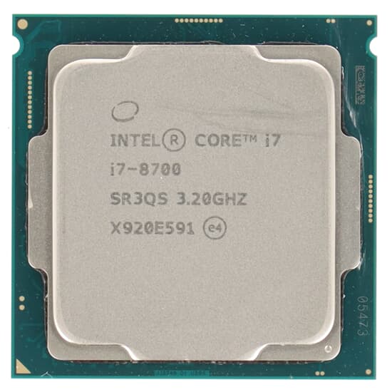 Intel CPU Sockel 1151 6-Core i7-8700 3,2GHz 12M 8GT/s - SR3QS