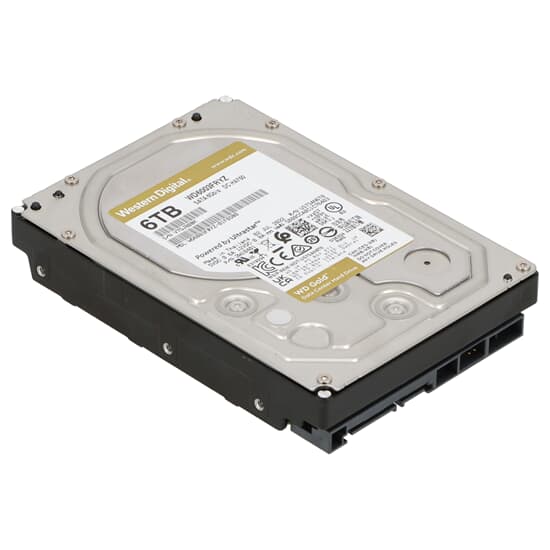 WD SATA-Festplatte Gold DC HA750 6TB 7,2k SATA 6G 3,5" - WD6003FRYZ 2W10401