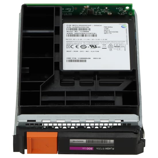 EMC SAS SSD 800GB SAS 12G LFF Data Domain DD9300 - 005052168 MZ-ILS800N