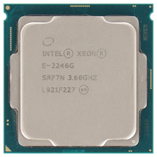 Intel Xeon E-2246G 6-Core 3.6GHz 12M 8GT/s 80W FCLGA1151 - SRF7N