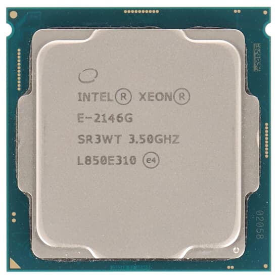 Intel Xeon E-2146G 6-Core 3,5GHz 12M 8GT/s 80W 1151 FCLGA1151 - SR3WT