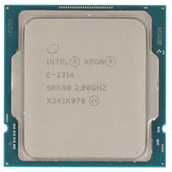 Intel Xeon E-2314 4-Core 2,8GHz 8M 8GT/s 65W FCLGA1200 - SRKN8