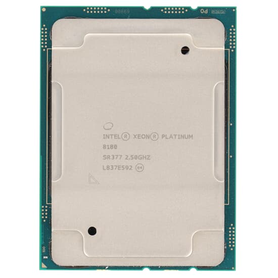 Intel CPU Xeon Platinum 8180 28-Core 2,5GHz 38,5MB 205W FCLGA3647 - SR377