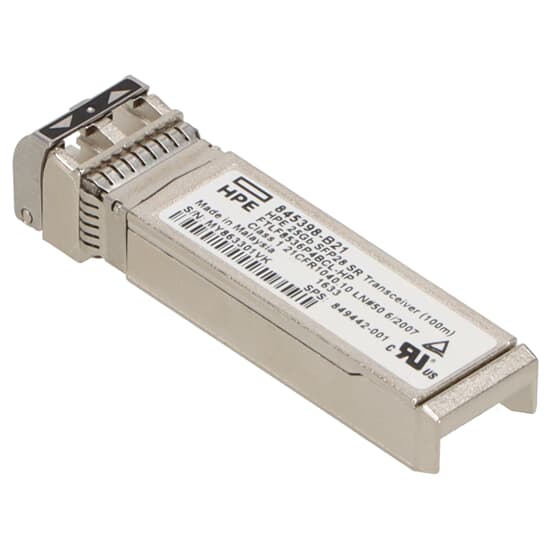 HPE Transceiver Module 25GbE SR SFP28 LC MM 849442-001 845398-B21