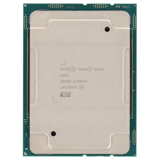 Intel CPU Xeon Gold 6254 18-Core 3,1GHz 24,75 MB 200W FCLGA3647 - SRF92