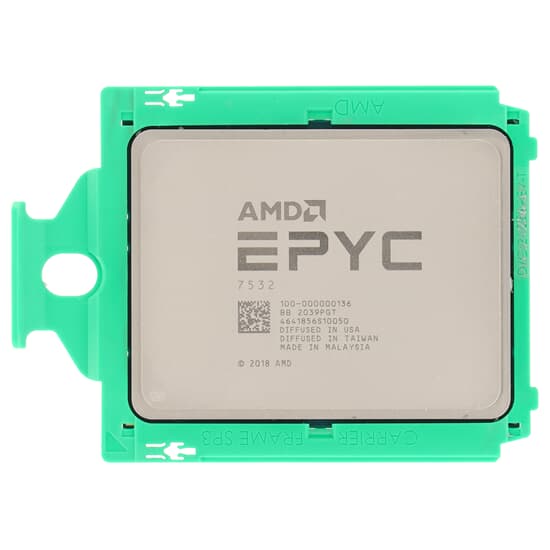 AMD EPYC 7532 CPU 32-Core 2.4GHz 256MB L3 200W SP3 - 100-000000136