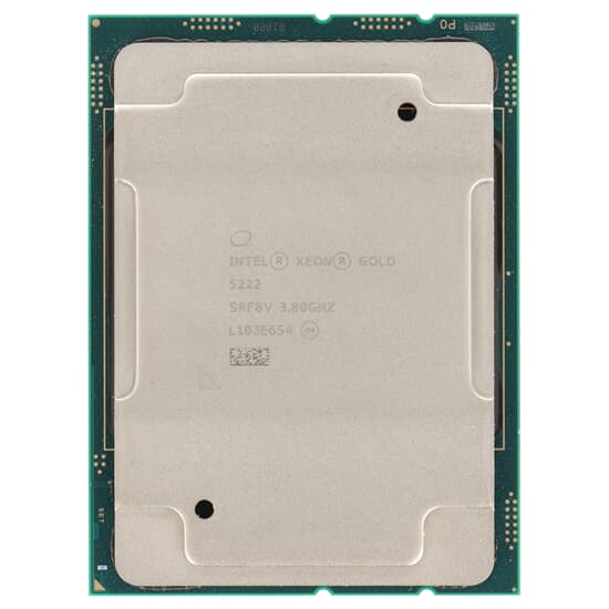 Intel Xeon Gold 5222 4-Core 3,8GHz 16,5MB 105W FCLGA3647 - SRF8V