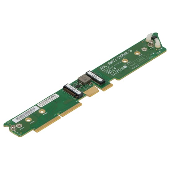 Supermicro Hybrid NVMe/SATA M.2 Carrier Card X11-DPT-B - AOC-SMG3-2H8M2-B