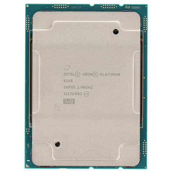 Intel CPU Xeon Platinum 8260 24-Core 2,9GHz 35,75MB 205W FCLGA3647 - SRF95