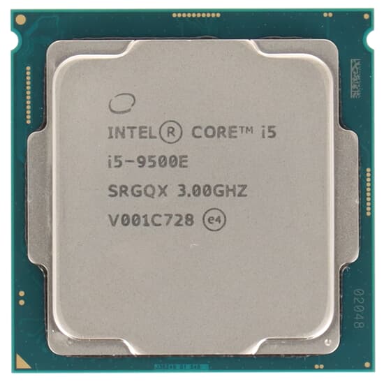 Intel CPU Core i5-9500E 6-Core 3GHz 9M 65W FCLGA1151 - SRGQX