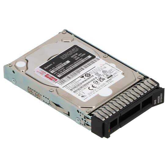 Lenovo SAS-Festplatte 600GB 10k SAS 12G SFF - 01GV051 01GV050