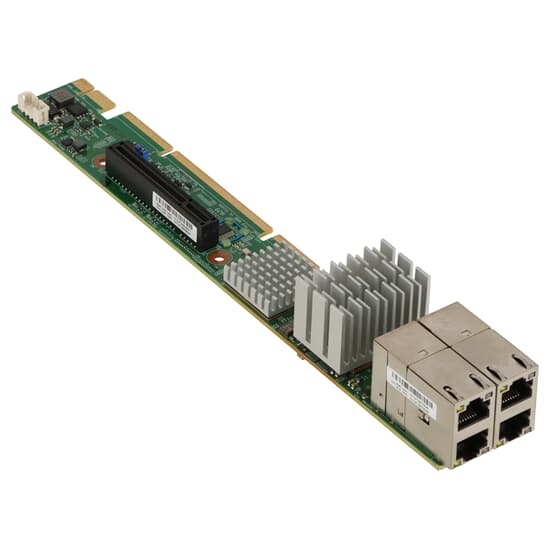 Supermicro Ultra Riser 4Port 10GbaseT RJ45 X710 X557 1U - AOC-UR-i4XTF Supermicro Ultra Riser 4Port 10GbaseT RJ45 X710 X557 1U - AOC-UR-i4XTF