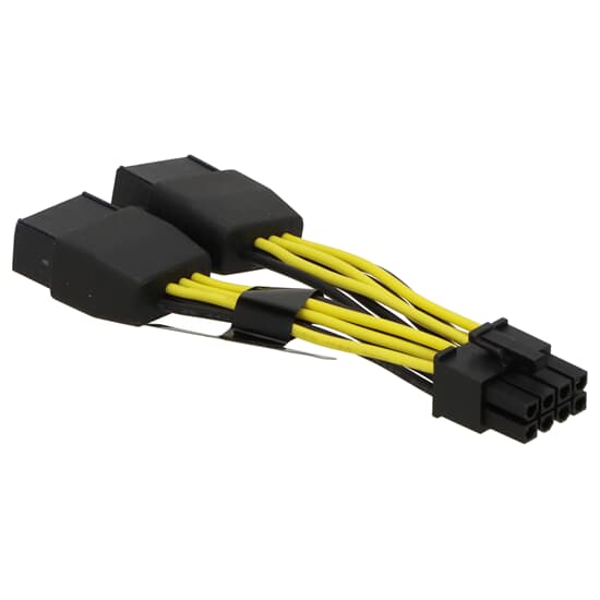 nVidia GPU Power Cable 10cm 2x 8-pin Buchse auf 8-pin Stecker - 030-0571-000
