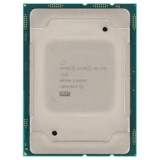 Intel Xeon Silver 4216 CPU 16-Core 2,1GHz 22MB 100W FCLGA3647 - SRFBB