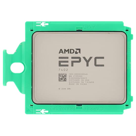 AMD EPYC 7402 CPU 24-Core 2,8GHz 128MB L3 180W SP3 - 100-000000046