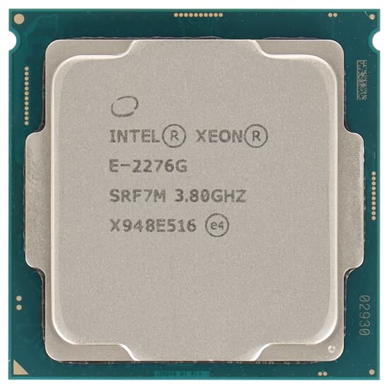 Intel Xeon E-2276G CPU 6-Core 3,8GHz 12M 8GT/s 80W FCLGA1151 - SRF7M