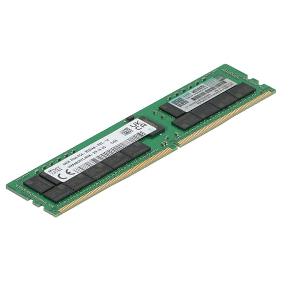HPE 64GB PC4-3200AA DDR4-RAM ECC RDIMM SM 2R - P20504-001 P07650-B21 HMAA8GR7CJR4N-XN