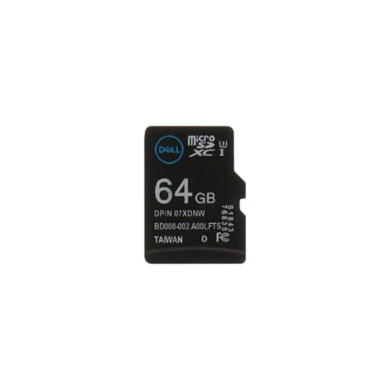 Dell Micro SD Card 64GB for PowerEdge 14th Generation - 7XDNW