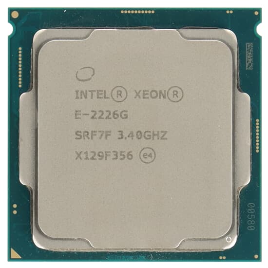 Intel Xeon E-2226G CPU 6-Core 3,4 GHz 12M 80W FCLGA1151 - SRF7F