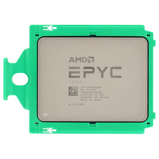 AMD EPYC 7232P CPU 8-Core 3.1GHz 32MB L3 SP3 - 100-000000081